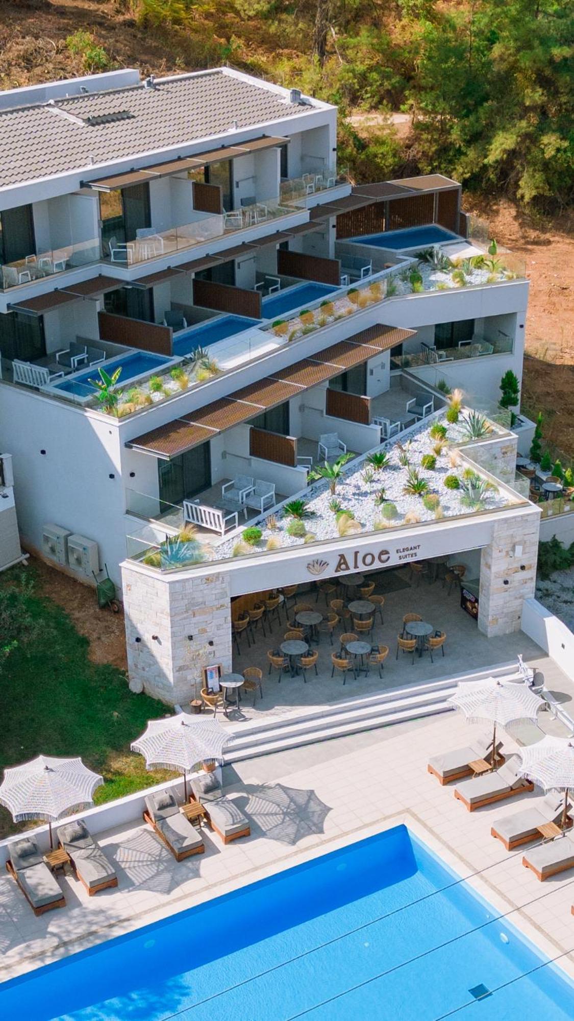 Aloe Elegant Suites Skála Potamiás Exterior foto